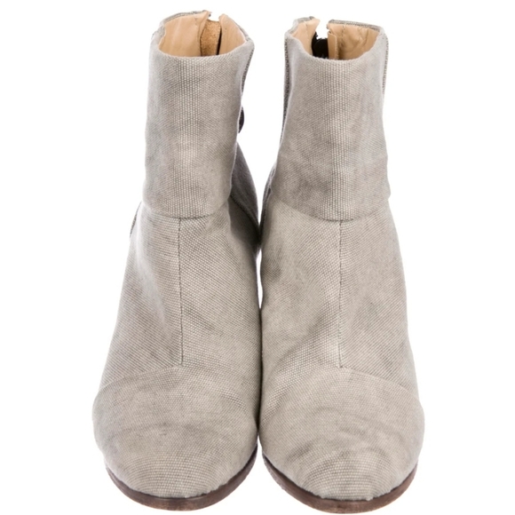 Rag and Bone Canvas Boots - like new. Cute for fall - Picture 3 of 5